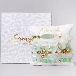Erimish Mad World Iced Mojito Bracelet Stack