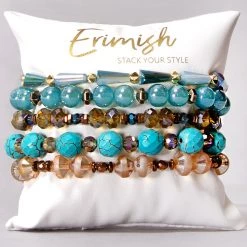 Erimish Frosted Wonderland Bracelet Stack