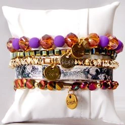 Erimish World Tour Sunset Sky Bracelet Stack