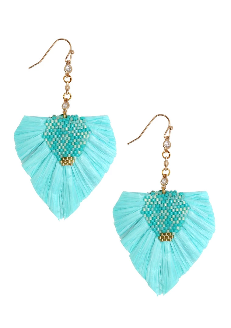 Erimish Paradise Fiesta Earring In Turquoise 3 Erimish Paradise Fiesta Earring In Turquoise
