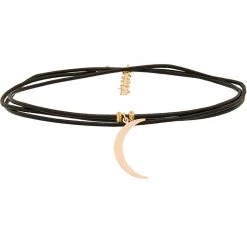 Fraiser Sterling Accessories 3 Wrap Ransom Choker In Black Moon