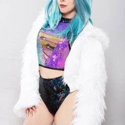 J Valentine Candy Flashing Light Up Cropped Jacket The Great Fantastic