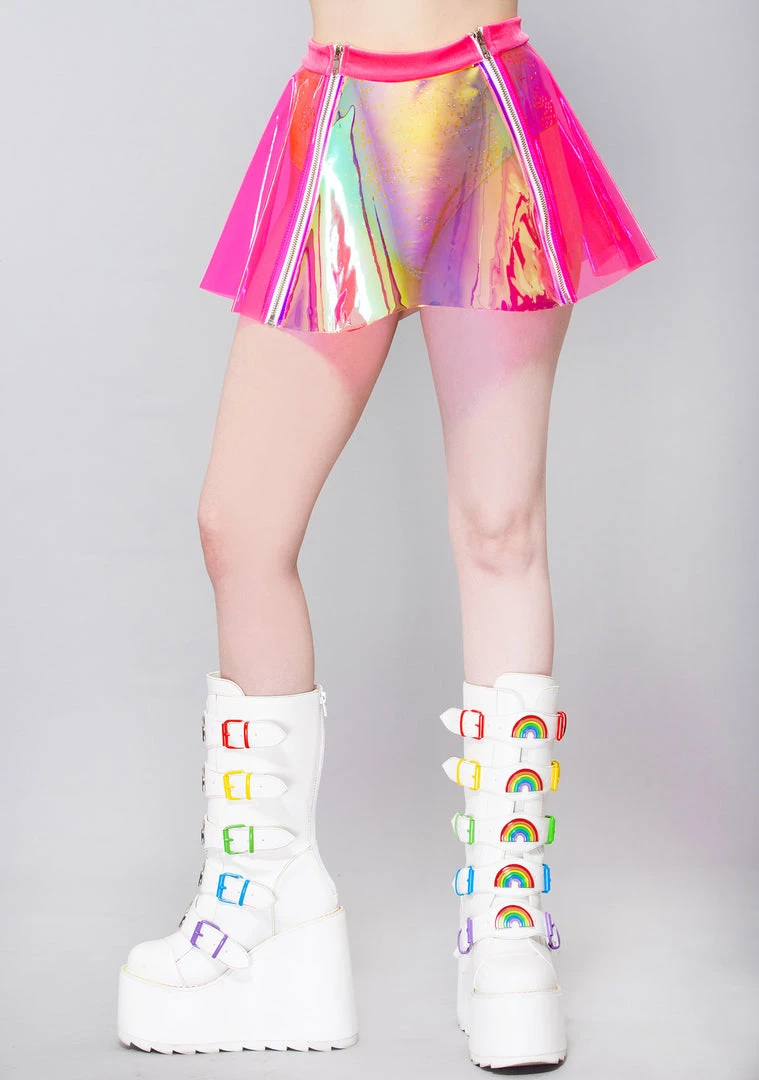 J Valentine Electric Rush Vinyl Zipper Skirt World Tour 3 J Valentine Electric Rush Vinyl Zipper Skirt World Tour