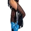 J Valentine World Tour Rising Star Mesh Fringe Chaps