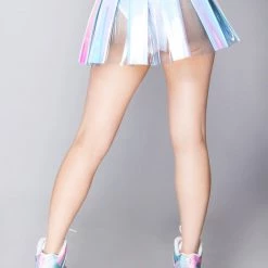 J Valentine New Lost Dreams Pleated Vinyl Skirt