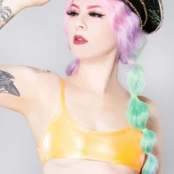 J Valentine Creamsicle Pop Micro Tank Top New