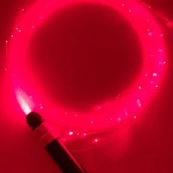 LASR Cherry Bomb Fiber Optic Light Up Whip New
