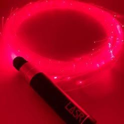 LASR Cherry Bomb Fiber Optic Light Up Whip New