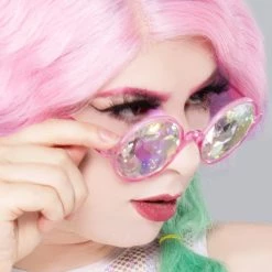 LASR Over The Rainbow Kaleidoscope Sunglasses Accessories