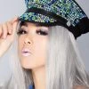 LASR New Rhythm Nation Rhinestone Captain Hat