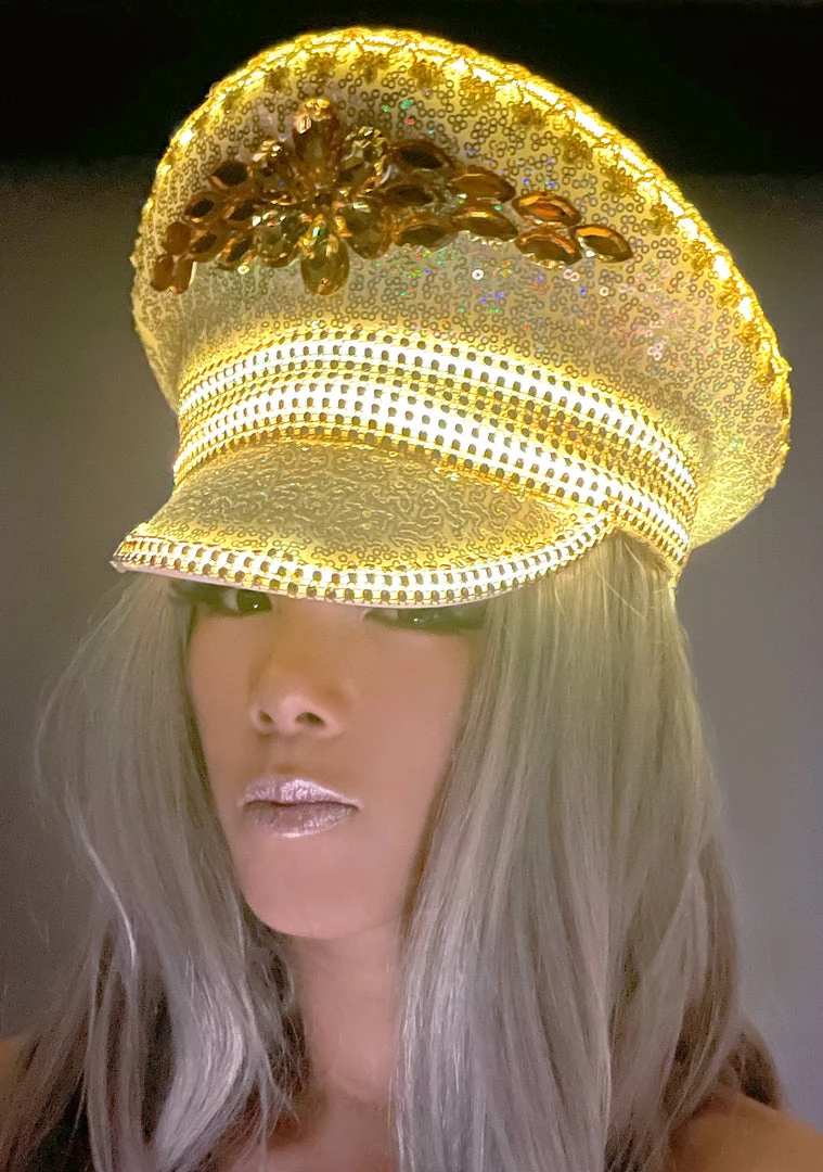 LASR New Till The Sun Drops Light Up Captain Hat 4 LASR New Till The Sun Drops Light Up Captain Hat