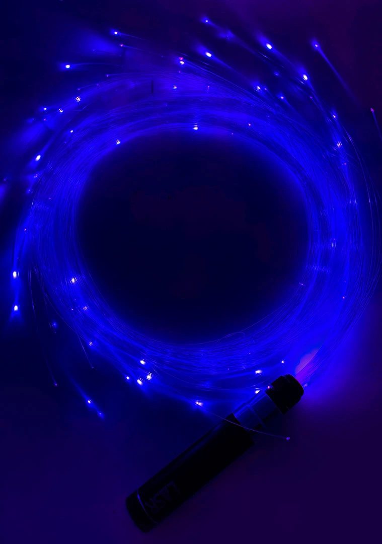 LASR Ultraviolet Fiber Optic Light Up Whip New 6 LASR Ultraviolet Fiber Optic Light Up Whip New