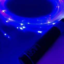 LASR Ultraviolet Fiber Optic Light Up Whip New 9 LASR Ultraviolet Fiber Optic Light Up Whip New
