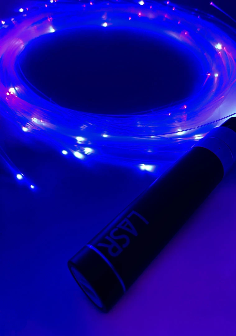 LASR Ultraviolet Fiber Optic Light Up Whip New 5 LASR Ultraviolet Fiber Optic Light Up Whip New