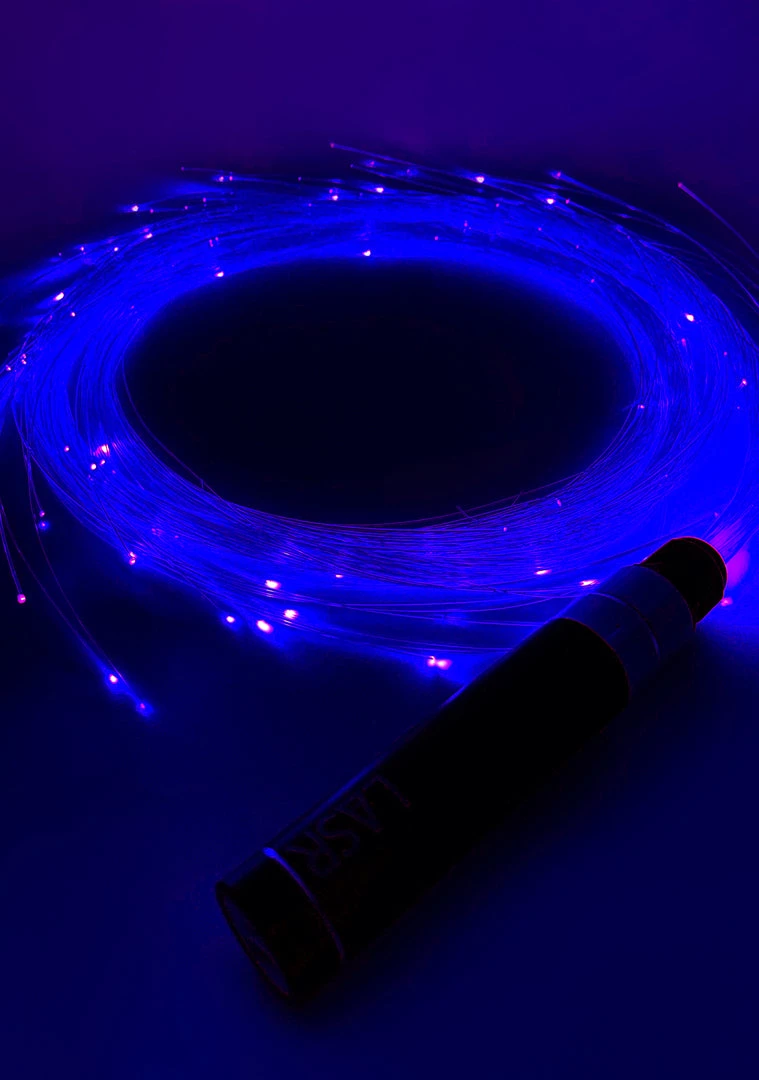 LASR Ultraviolet Fiber Optic Light Up Whip New 3 LASR Ultraviolet Fiber Optic Light Up Whip New