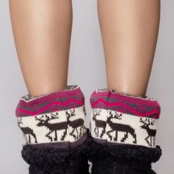 LA Style Rush Shoes Reindeer Games Bootie Slippers