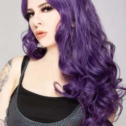 Leg Avenue Accessories Mermaid Wave Long Wig In Purple