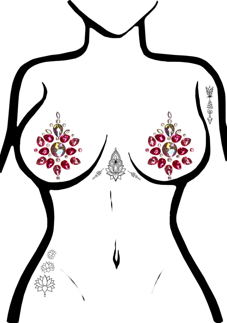 Leg Avenue Phoenix Jeweled Nipple Pasties 3 Leg Avenue Phoenix Jeweled Nipple Pasties