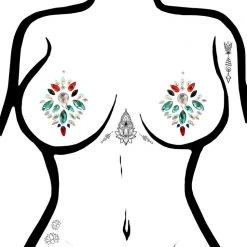 Leg Avenue Accessories Vega Jeweled Nipple Pasties