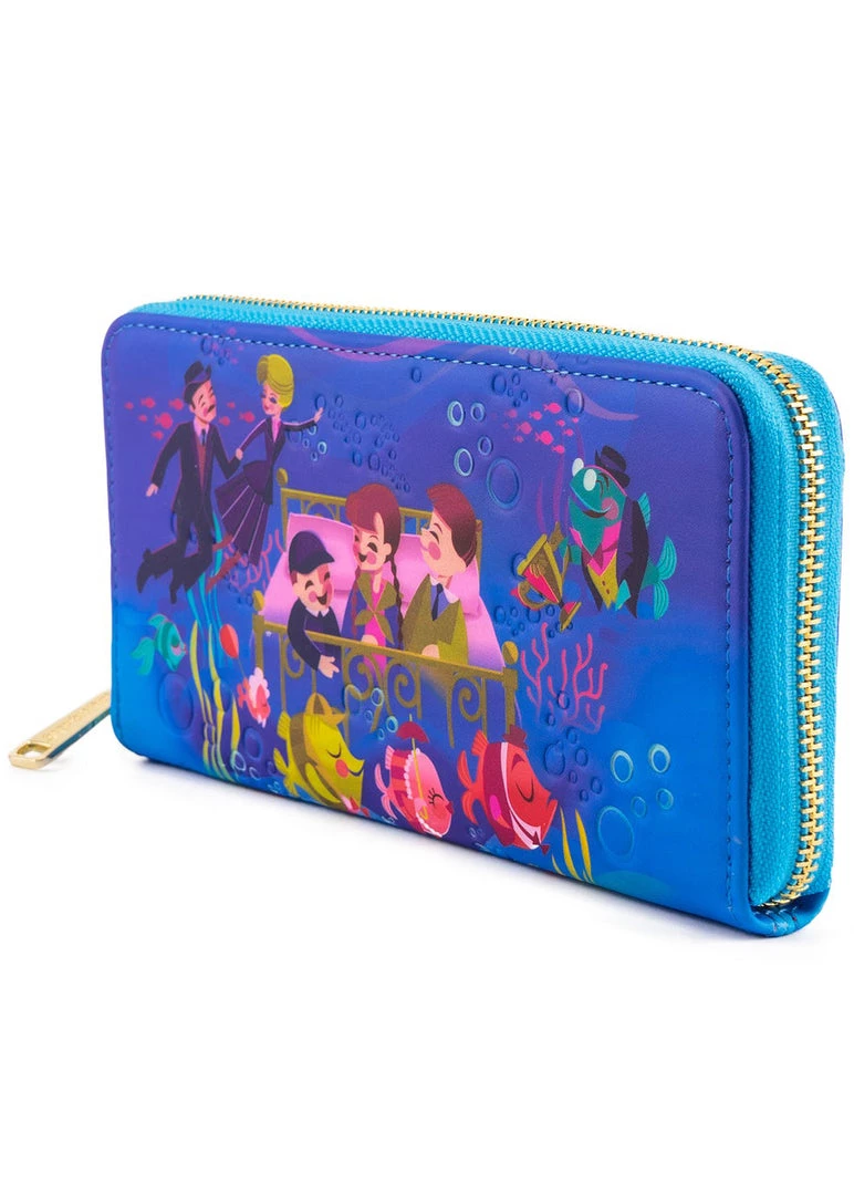Loungefly Tea Room Cinema X Disney Bedknobs And Broomsticks Underwater Zip Around Wallet 5 Loungefly Tea Room Cinema X Disney Bedknobs And Broomsticks Underwater Zip Around Wallet