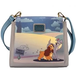 Loungefly X Disney Lady And The Tramp Wet Cement Crossbody Bag Mad World