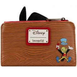 Loungefly X Disney Pinocchio Peeking Flap Wallet New
