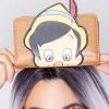 Loungefly X Disney Pinocchio Peeking Flap Wallet New
