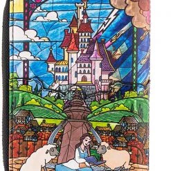 Loungefly X Disney Beauty & The Beast Belle Castle Series Zip Around Wallet 10 Loungefly X Disney Beauty & The Beast Belle Castle Series Zip Around Wallet