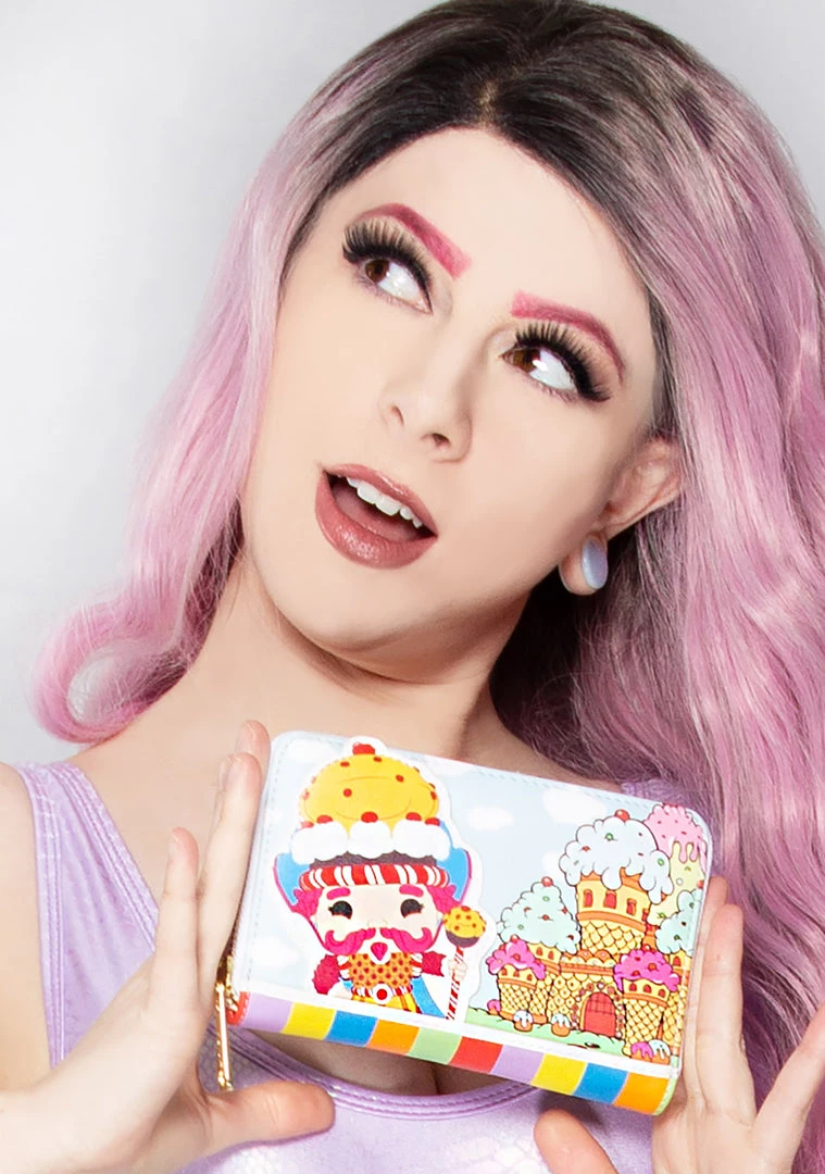 Loungefly X Hasbro Candyland Take Me To The Candy POP Zip Around Wallet Bags 3 Loungefly X Hasbro Candyland Take Me To The Candy POP Zip Around Wallet Bags