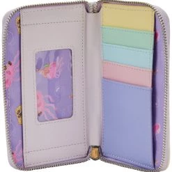 Loungefly New X Nickelodeon Spongebob Pastel Jellyfishing Zip Around Wallet