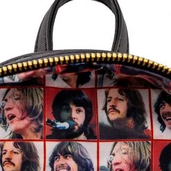 Loungefly X The Beatles Let It Be Vinyl Record Mini Backpack World Tour