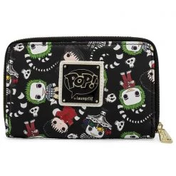 Loungefly X Beetlejuice POP! AOP Zip Around Wallet World Tour