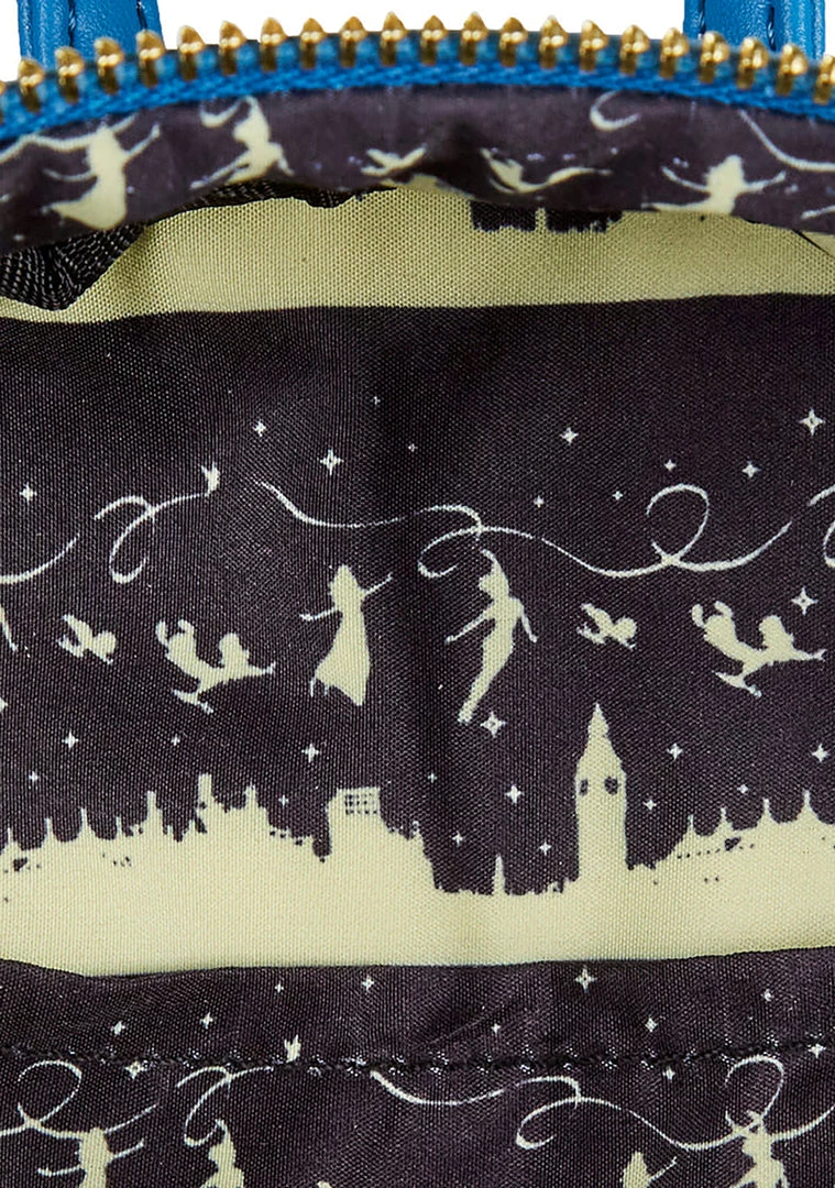 Loungefly X Disney Peter Pan Glow Clock Mini Backpack 7 Loungefly X Disney Peter Pan Glow Clock Mini Backpack