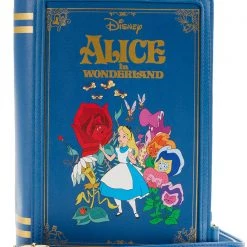Loungefly X Disney Alice In Wonderland Book Convertible Crossbody Bag New