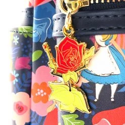 Loungefly X LASR Exclusive Disney Alice In Wonderland Golden Afternoon AOP Mini Backpack