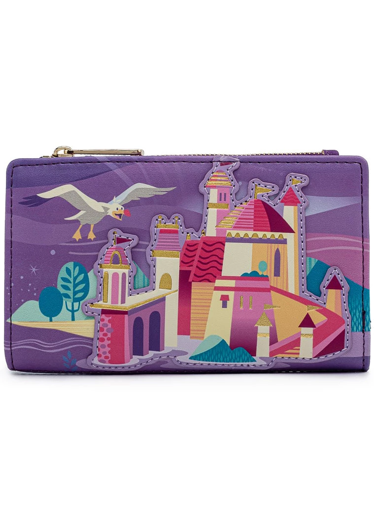 Loungefly X Disney Ariel Castle Collection Flap Wallet The Great Fantastic 4 Loungefly X Disney Ariel Castle Collection Flap Wallet The Great Fantastic