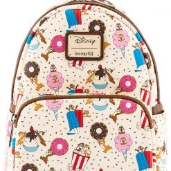 Loungefly X Disney Chip And Dale Sweet Treats AOP Mini Backpack Tea Room Cinema