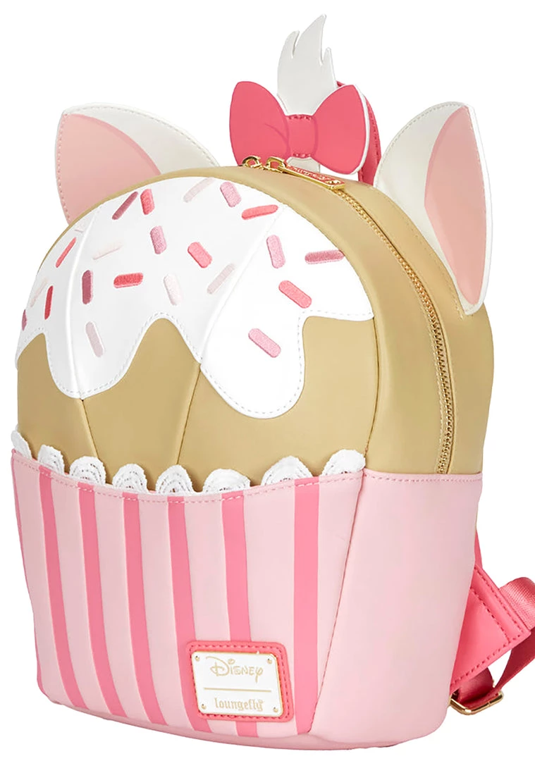 Loungefly New X Disney Marie Sprinkle Cupcake Cosplay Mini Backpack 5 Loungefly New X Disney Marie Sprinkle Cupcake Cosplay Mini Backpack