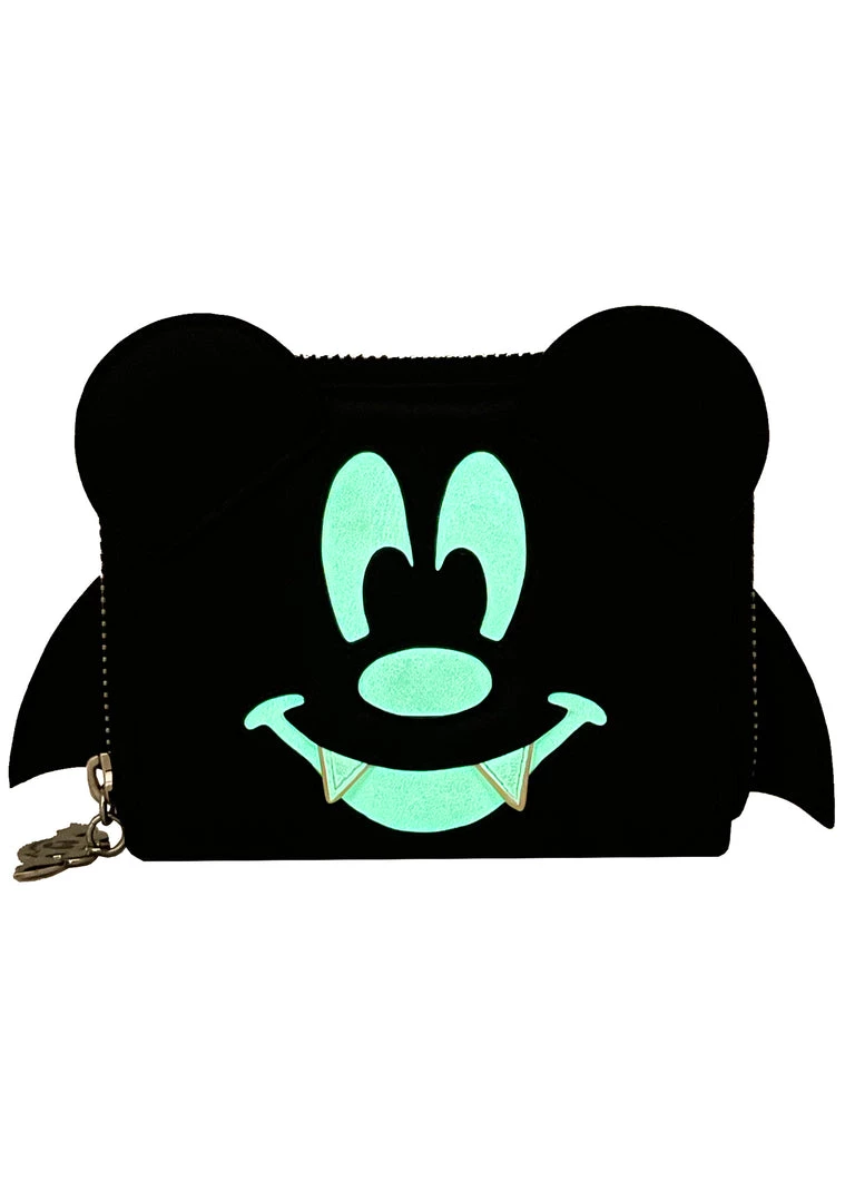 Loungefly New X LASR Exclusive Disney Mickey Bat Zip Wallet 4 Loungefly New X LASR Exclusive Disney Mickey Bat Zip Wallet