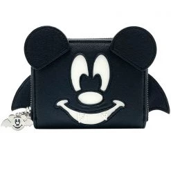 Loungefly New X LASR Exclusive Disney Mickey Bat Zip Wallet 9 Loungefly New X LASR Exclusive Disney Mickey Bat Zip Wallet