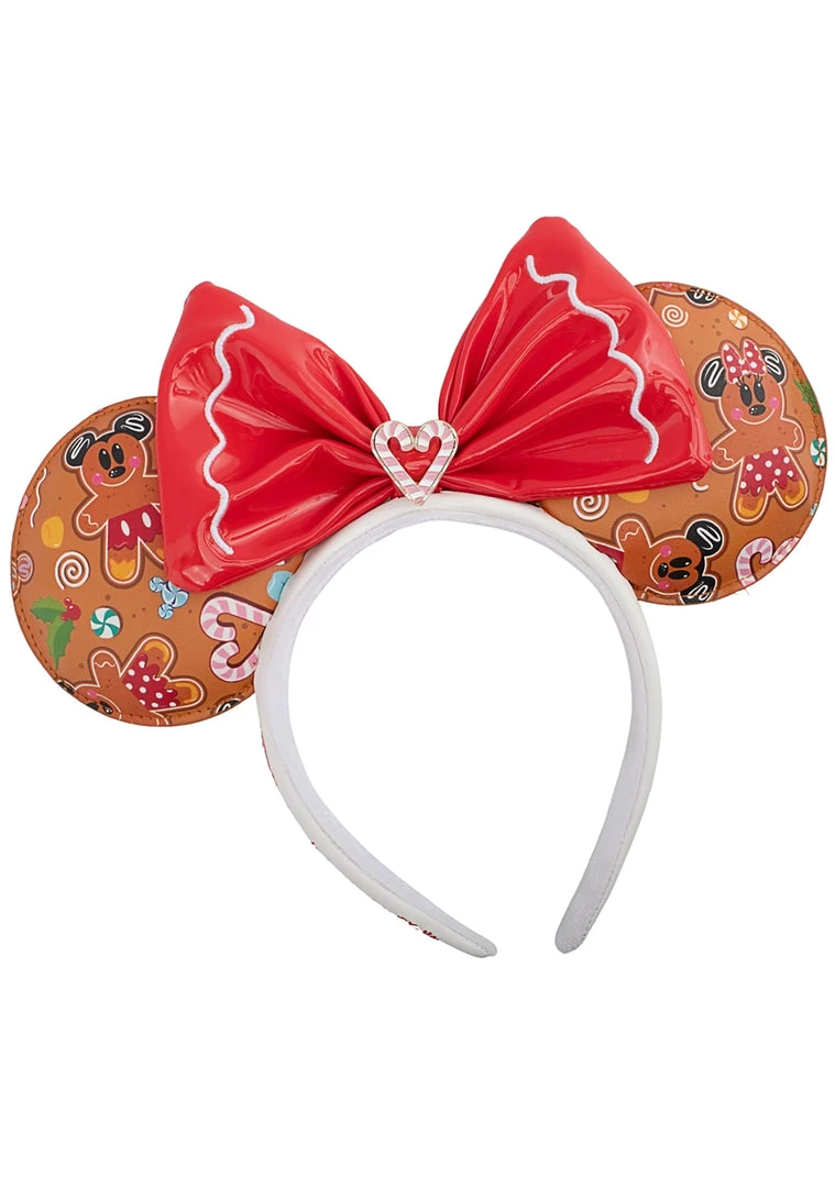 Loungefly X Disney Mickey Minnie Gingerbread AOP Mini Backpack With Ears The Great Fantastic 8 Loungefly X Disney Mickey Minnie Gingerbread AOP Mini Backpack With Ears The Great Fantastic