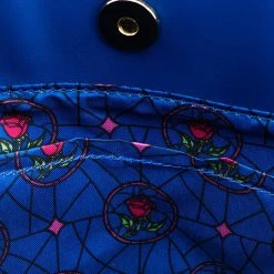 Loungefly Tea Room Cinema X Disney Princess Castle Series Belle Crossbody Bag