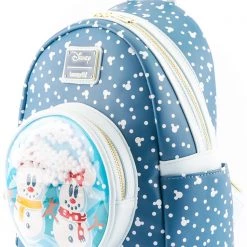 Loungefly X Disney Mickey & Minnie Snow Globe Mini Backpack