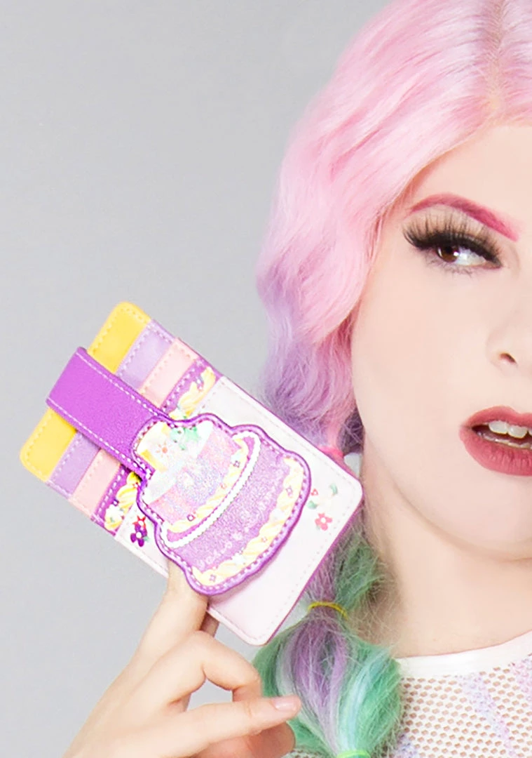 Loungefly X Disney Tangled Rapunzel Cake Cosplay Card Holder New 3 Loungefly X Disney Tangled Rapunzel Cake Cosplay Card Holder New