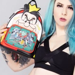 Loungefly Mad World X Disney Villains Scene Queen Of Hearts Mini Backpack