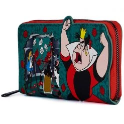 Loungefly X Disney Villains Scene Queen Of Hearts Zip Around Wallet Mad World 9 Loungefly X Disney Villains Scene Queen Of Hearts Zip Around Wallet Mad World