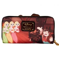 Loungefly X Disney Beauty And The Beast Gaston Villains Zip Around Wallet New
