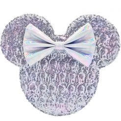 Loungefly New X LASR Exclusive Disney Holographic Minnie Sequin Crossbody Bag