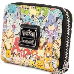 Loungefly X Pokemon Ombre Zip Around Wallet