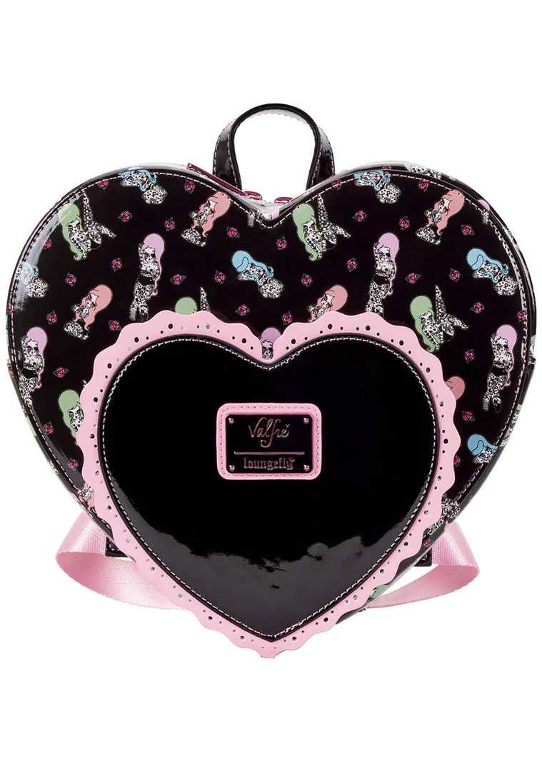 Loungefly New X Valfré Bad Bettie Tattoo Heart Mini Backpack 4 Loungefly New X Valfré Bad Bettie Tattoo Heart Mini Backpack